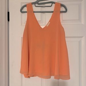 🎄2 for $15🎄 EM peach top with elastic back size L